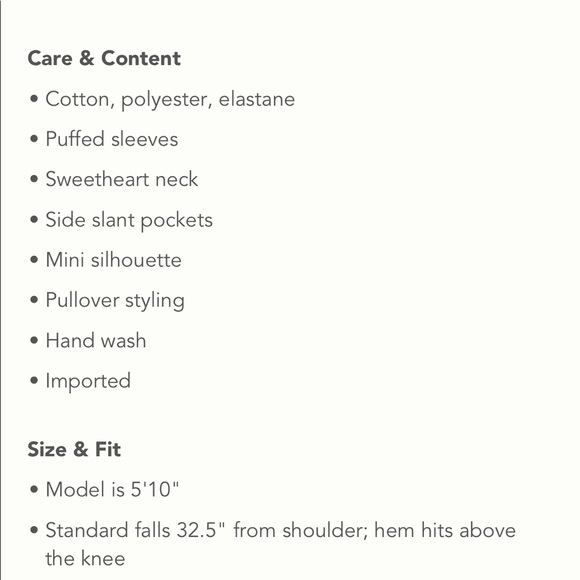 Anthropologie Maeve Anthropologie Sweetheart Puff Sleeve Dress - Picture 12 of 14